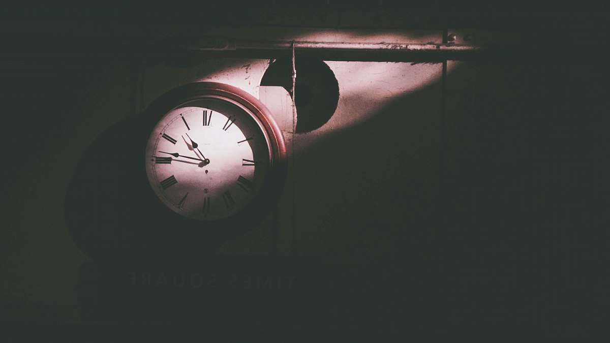 alcatraz island round white and brown wall clock san francisco